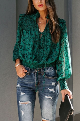 Blouse - Vert