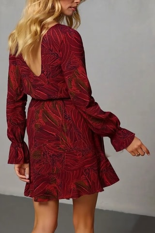 Robe portefeuille - Bordeaux