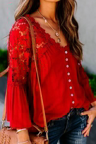 Chemisier - Rouge