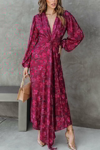 Robe asymétrique - Rose