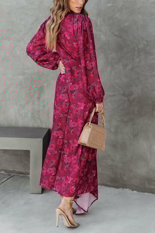 Robe asymétrique - Rose