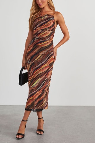 Robe longue - Marron