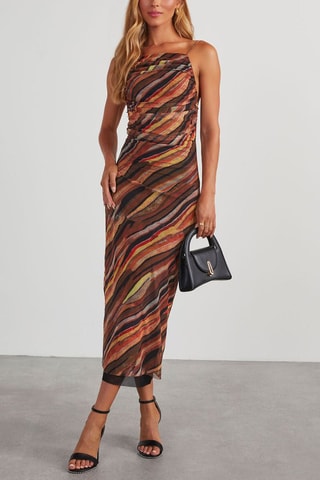 Robe longue - Marron