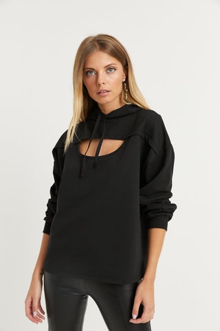 Sweat à capuche - Noir