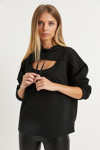 Sweat à capuche - Noir