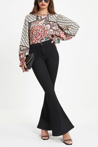 Blouse et écru - Noir