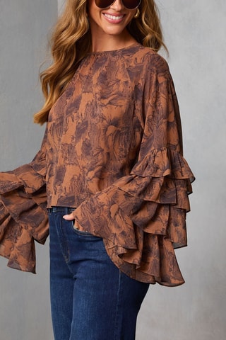 Blouse - Marron