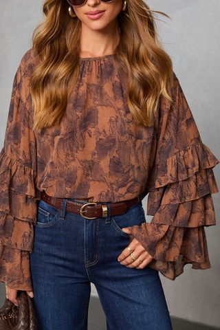 Blouse - Marron