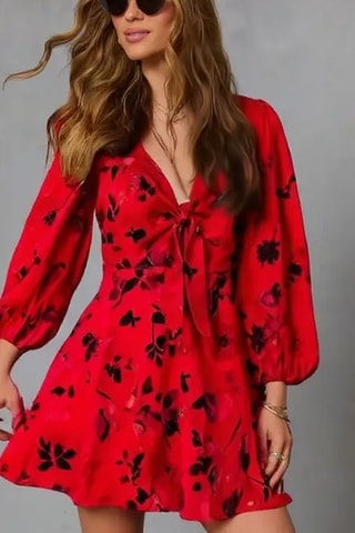 Robe patineuse - Rouge