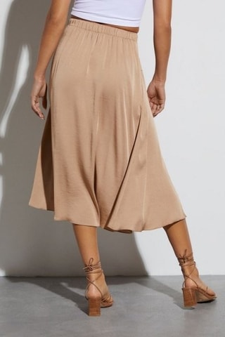 Jupe plissée - Beige