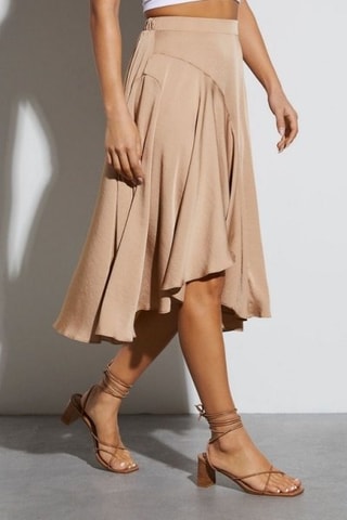 Jupe plissée - Beige