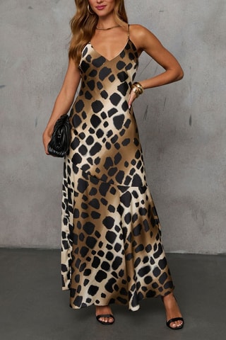 Robe longue - Marron