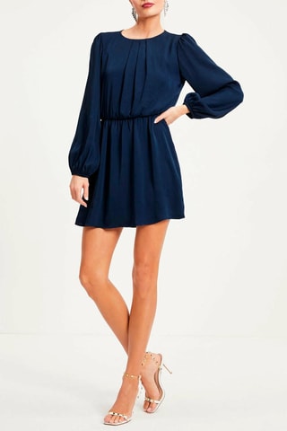 Robe courte - Bleu