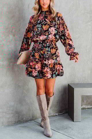 Robe pantineuse - Noir