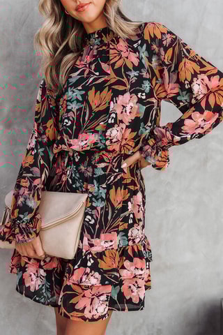 Robe pantineuse - Noir