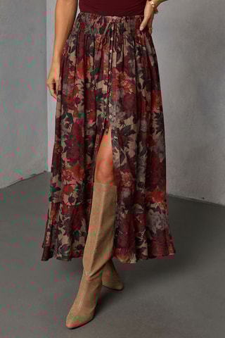 Jupe longue - Multicolore