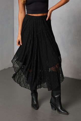 Jupe plissée - Noir