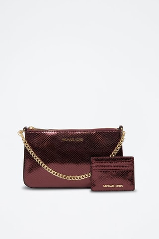 Sac bandoulière et porte-cartes - Bordeaux