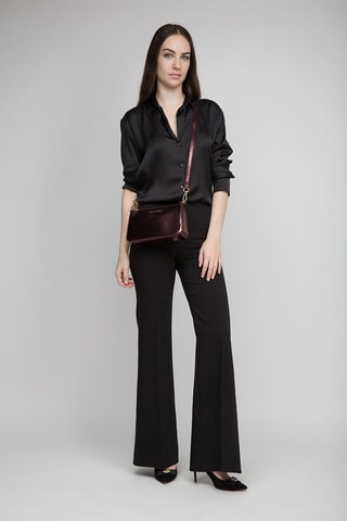 Sac bandoulière et porte-cartes - Bordeaux