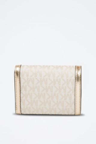 Portefeuille Leida - Ecru et doré