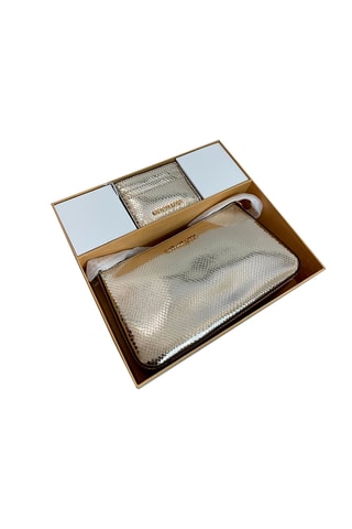 Sac bandoulière et porte-cartes - Doré