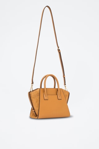 Sac à main en cuir - Marron - 12,25 x 7,5 x 5,25 cm