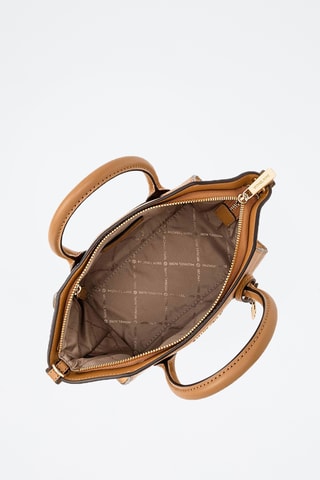 Sac à main en cuir - Marron - 12,25 x 7,5 x 5,25 cm