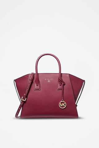 Sac à main en cuir - Bordeaux