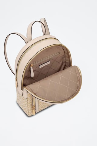 Sac à dos en cuir - Beige