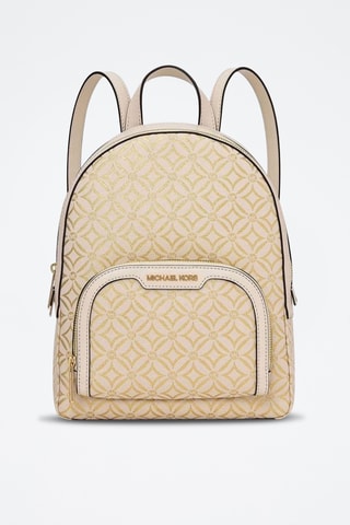 Sac à dos en cuir - Beige