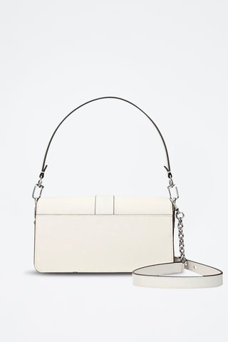 Sac porté épaule en cuir - Blanc