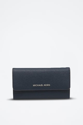 Portefeuille en cuir - Bleu marine