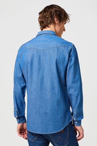Overhemd Western - Lichtblauw