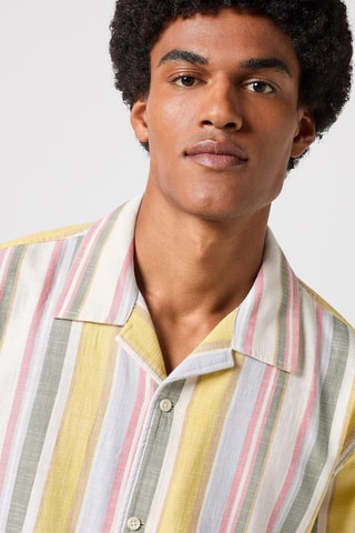Overhemd Legendary - Olijfgroen en geel