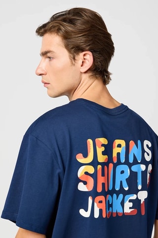 T-shirt - Marineblauw