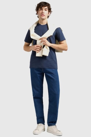 T-shirt regular - Indigoblauw