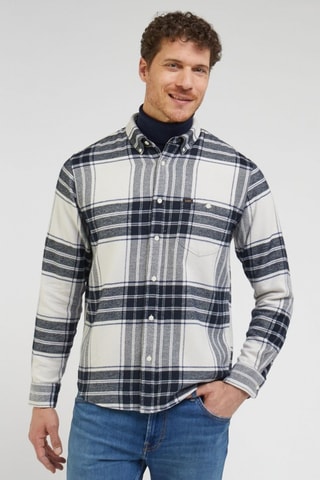 Overhemd Riveted - Zwart en wit