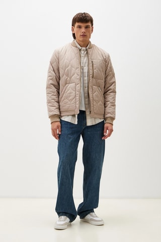 Gewatteerde Jas Phincilla - Beige