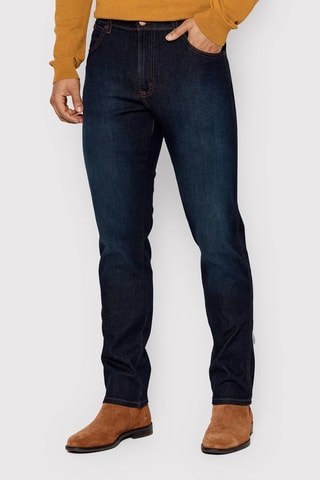 Jeans slim fit Texas - Marineblauw