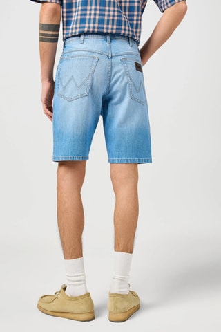 Spijkershort Texas - Lichtblauw
