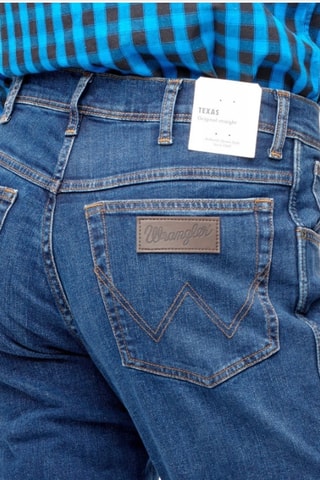 Jeans slim fit Texas - Marineblauw