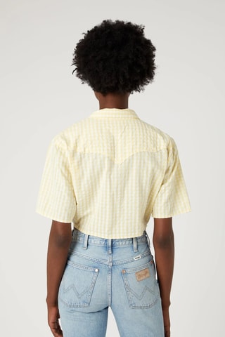 Geknoopte Blouse - Geel