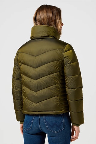 Gewatteerde Jas Puffer - Olijfgroen