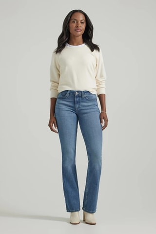 Jeans bootcut Heritage - Marineblauw