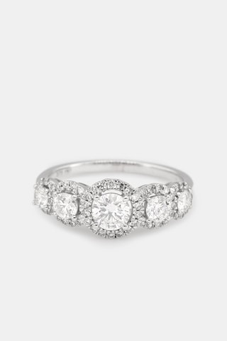 Bague Gabriela - Or blanc et diamants