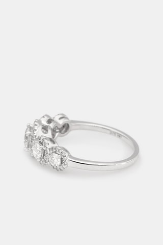 Bague Gabriela - Or blanc et diamants