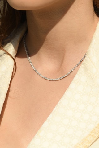 Collier Rivière Or blanc et diamants