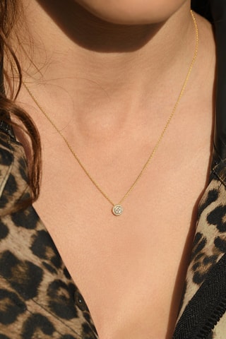 Pendentif Mon Brillant  -  Or jaune et diamants