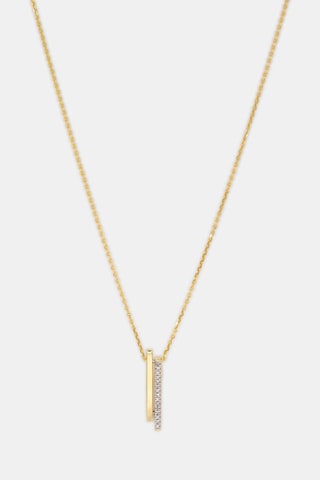 Pendentif Éclat Féminin - Or jaune et diamants