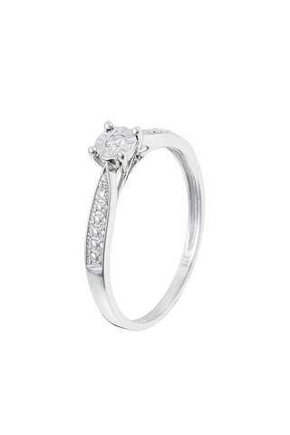 Verlovingsring Merveille - Witgoud en Diamant